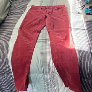 Lift courdoroy pants rust color